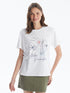 LC Waikiki Crew Neck Printed Short Sleeve Women's T-shirt